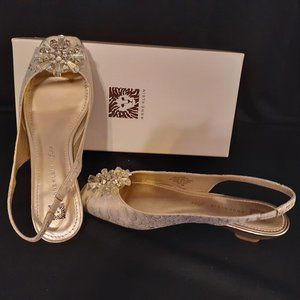 Ann Klein Lt Gold Sandal